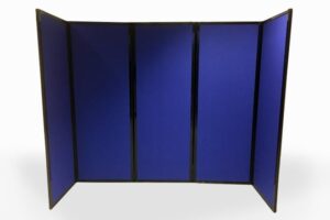 Mobile Divider - 5 panel in blue