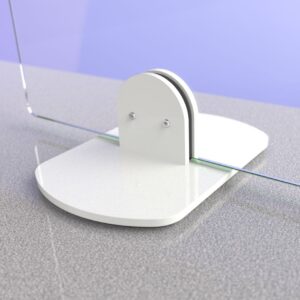 Free Standing Laminated & Toughened Glass Counter Top Sneeze & Cough Guard