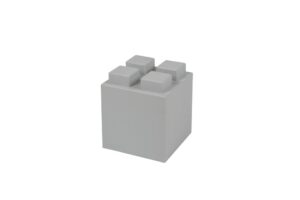 Modular Half Block - 15.24cm x 15.24cm EverBlock