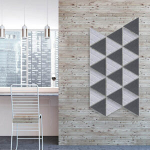 Wall-Mounted SoundSorb Acoustic Triangles