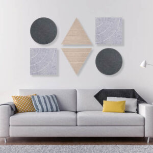 Wall-Mounted SoundSorb Acoustic Circles