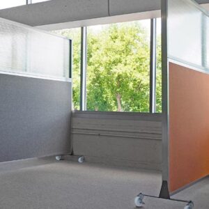 Mobile Office Divider Plus - Portable Partitions Company